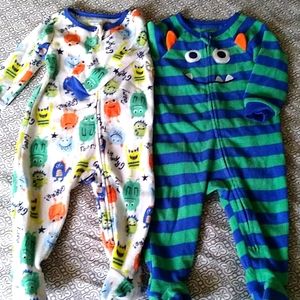 Bundle of Absorba baby boys pajamas size 9M